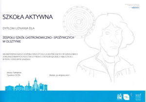 Aktywna Szkoła - dyplom