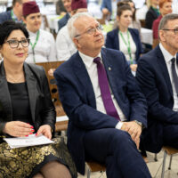 Pani Dyrektor ZSG-S w Olsztynie, Wioletta Róża Rutkowska i zaproszeni goście