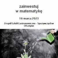 Plakat promujący Dzień Matematyki