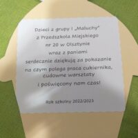 Podziękowanie od dzieci