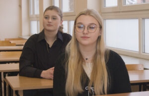 Anna Korenkiewicz i Alicja Smolińska tuż przed rozpoczęciem olimpiady