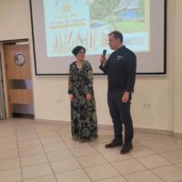 Pani Dyrektor Wioletta Róża Rutkowska i Richard Lebeda szef kuchni z restauracji Nowoczesna w Olsztynie
