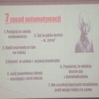 Slajd - Zasady automotywacji