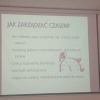 Slajd z prezentacji - Jak zarządzać czasem