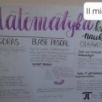 Plakat konkursowy z okazji miesiąca matematyki