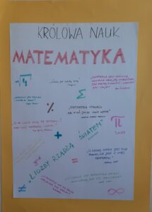 Plakat konkursowy z okazji miesiąca matematyki