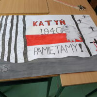 Transparent Katyń 1940 Pamiętamy