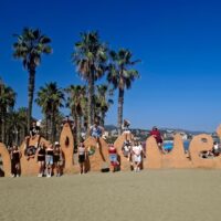 Wizyta naszych uczniów na plaży w Maladze