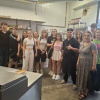Hiszpańskie Centrum Kulinarne w Maladze. Wspólne zdjęcie z szefem kuchni