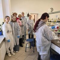 Uczniowie z grupy 1 z klasy 4Ts podczas Olsztyńskich Dni Nauki i Sztuki