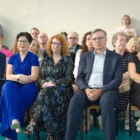Dyrekcja Szkoły podczas uroczystego rozpoczęcia roku szkolnego