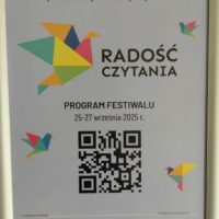 Radość Czytania - plakat informujący o wydarzeniu