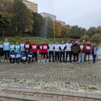 Zdjęcie grupowe wszystkich drużyn z naszej szkoły