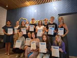 Podsumowanie projektu wręczenie certyfikatów