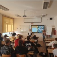 Uczestniczki mobilności dzielą się informacjami na temat swojego stażu