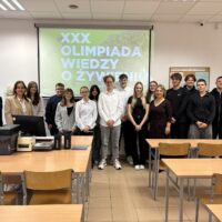 Wspólne zdjęcie uczestników XXX Olimpiady Wiedzy o Żywieniu