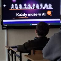 Uczniowie dowiadują się, że każdy może w AI