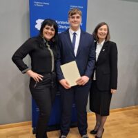 Kamil Pazdrijowski z dyplomem ze stypendium Prezesa Rady Ministrów!