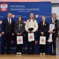 Wspólne zdjęcie nagrodzonych za I pierwsze miejsce