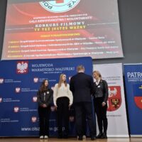 Odbieramy nagrody za I miejsce