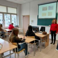 Powitanie uczestników konkursu przez Panią Kierownik Szkolenia Praktycznego