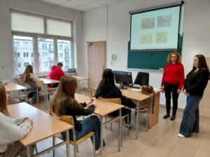 Powitanie uczestników konkursu przez Panią Kierownik Szkolenia Praktycznego