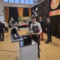 Bartosz w trakcie przygotowania stanowiska