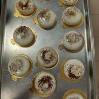 Prezentacja gotowych monoporcji-sezam-kokos-orzech ziemny