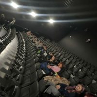 Klasa 1Ta przed seansem