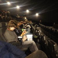 Klasa 2Tab podczas seansu