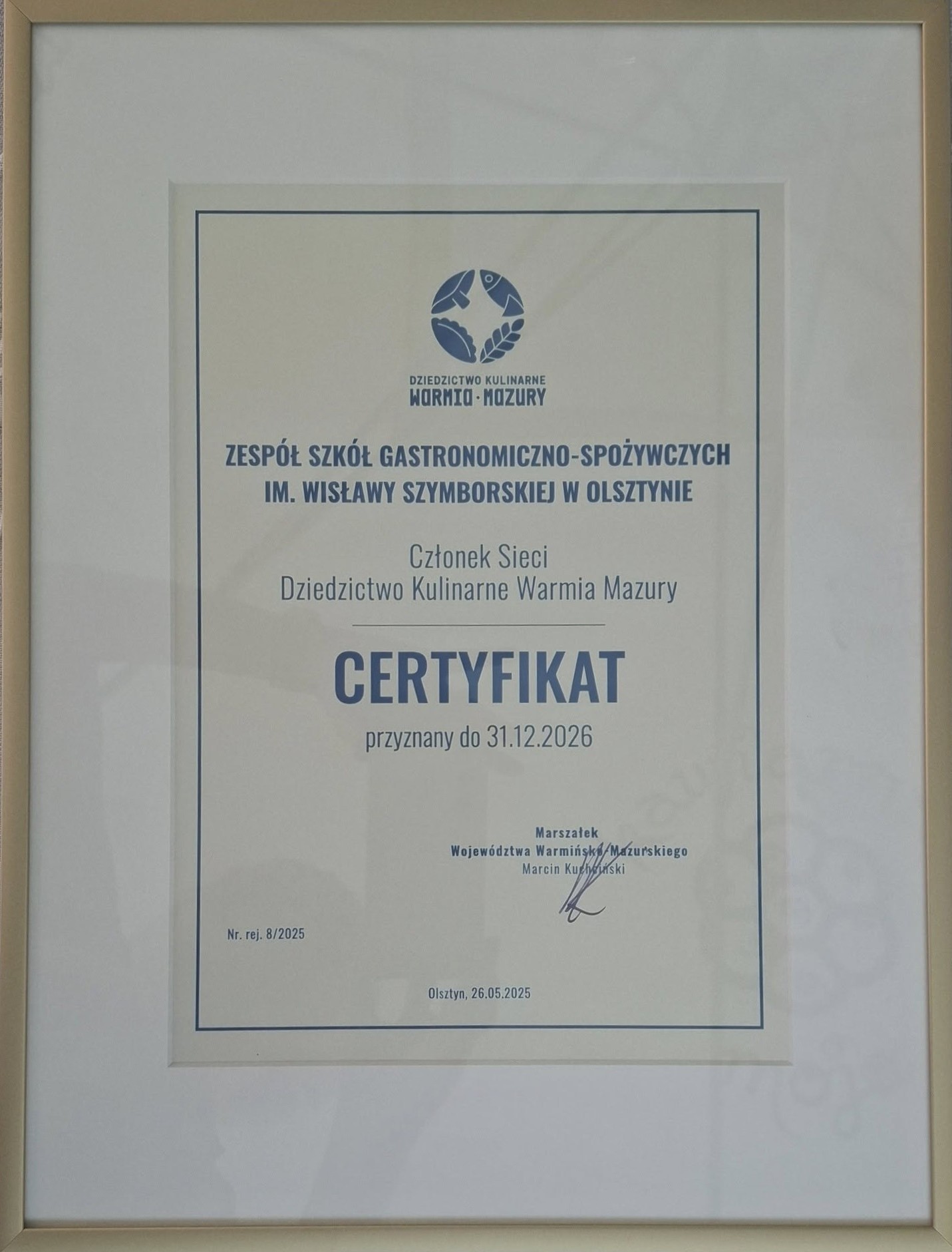 Certyfikat Czlonkostwa w Sieci