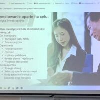 Slajd z lekcji online