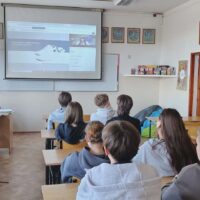 Klasa 4Ta podczas lekcji online