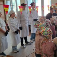 Uczniowie klasy 3Tb w pełnej gotowości