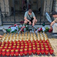 Jesteśmy na Polskim Cmentarzu Wojennym w Bolonii