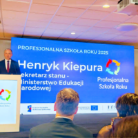 Pan Henryk Kiepura - przedstawiciel Ministerstwa Edukacji Narodowej