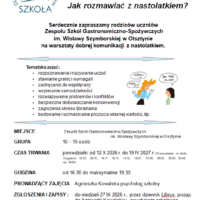 SZKOŁA DLA RODZICÓW I WYCHOWAWCÓW