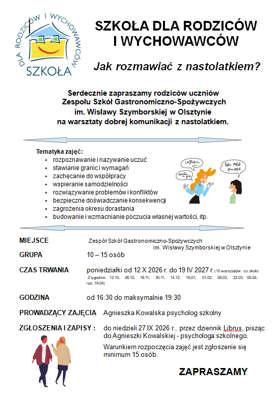 SZKOŁA DLA RODZICÓW I WYCHOWAWCÓW